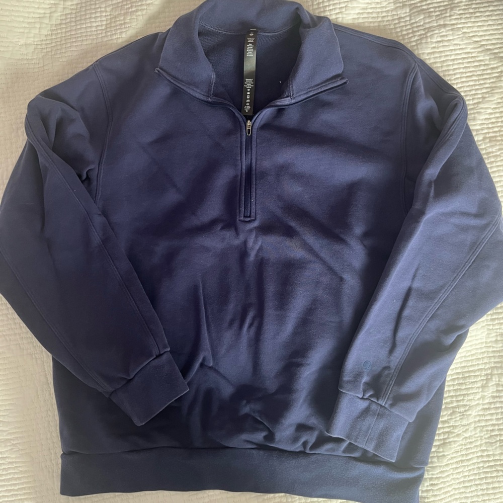 lululemon athletica Dark blue Blue Men’s Zip up sweatshirt